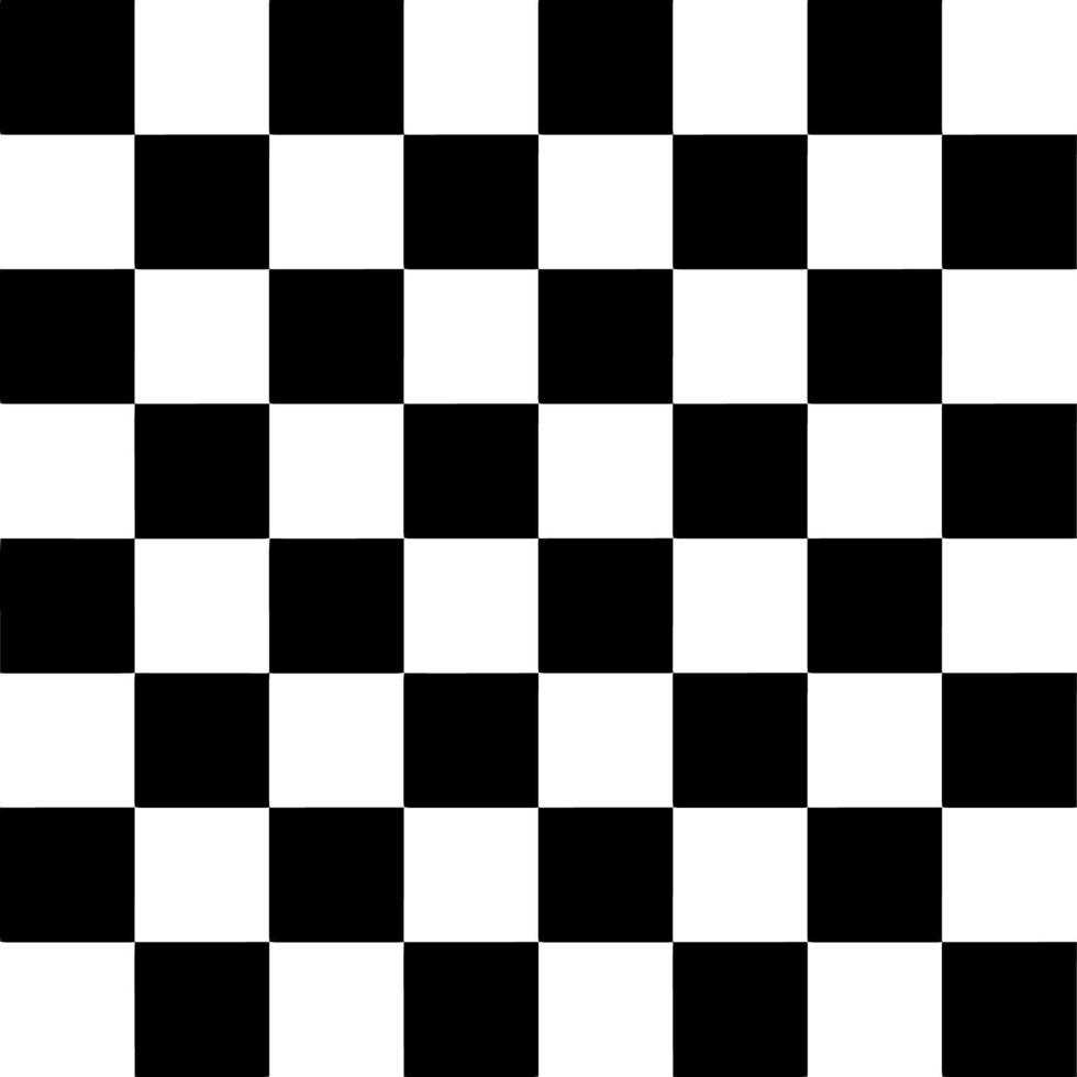 cuadrados de fondo blanco y negro, patrón, cuadrícula simple. fondo abstracto a cuadros en blanco y negro. tablero de ajedrez ilustración vectorial abstracta vector
