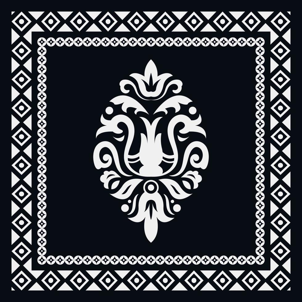 Classical old damask seamless pattern ornament royal victorian luxury pattern vector