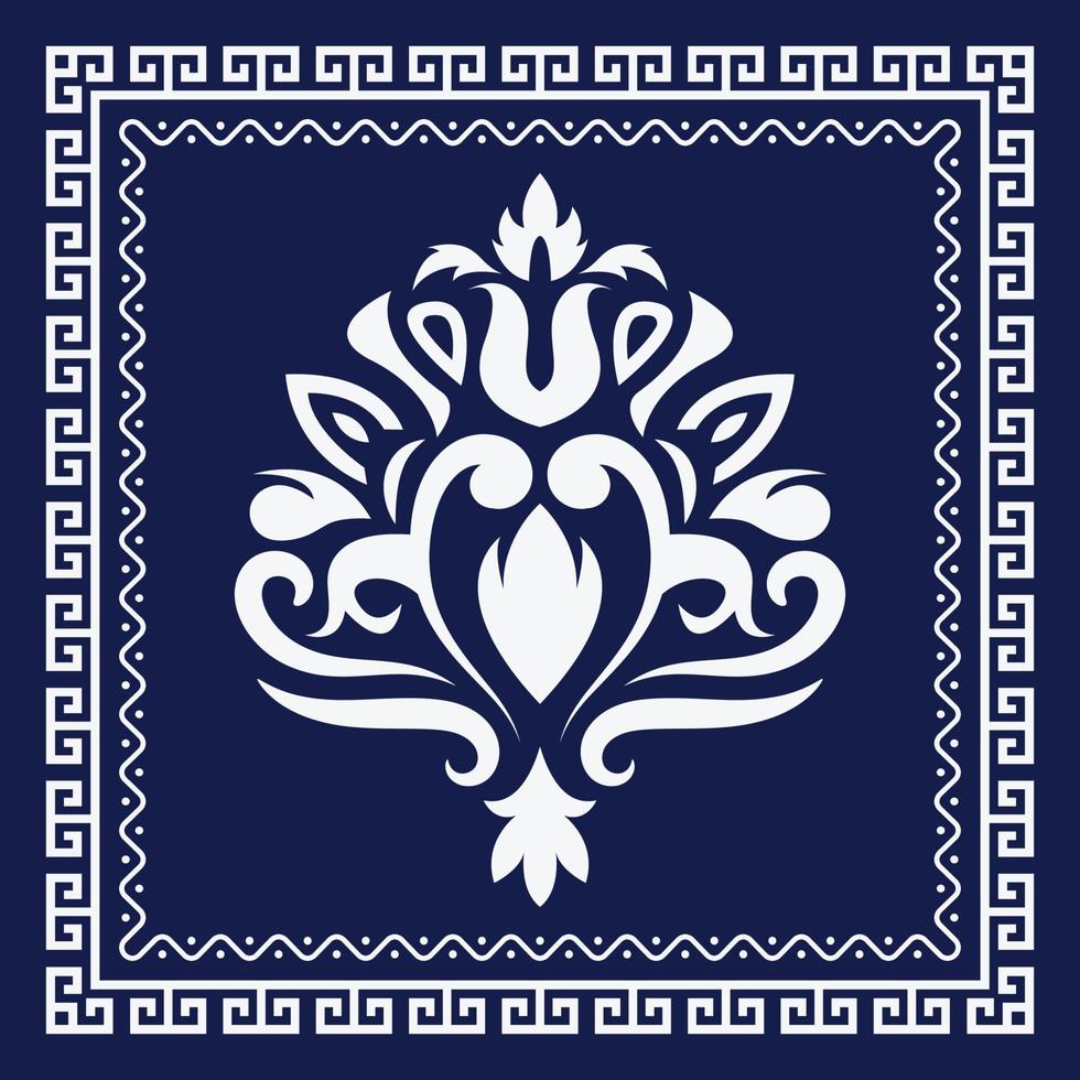 Classical old damask seamless pattern ornament royal victorian luxury pattern vector