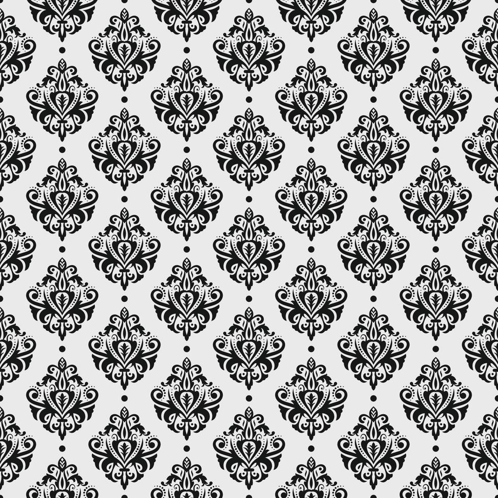 Classical old damask seamless pattern ornament royal victorian luxury pattern vector