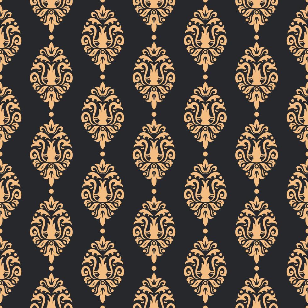 Classical old damask seamless pattern ornament royal victorian luxury pattern vector