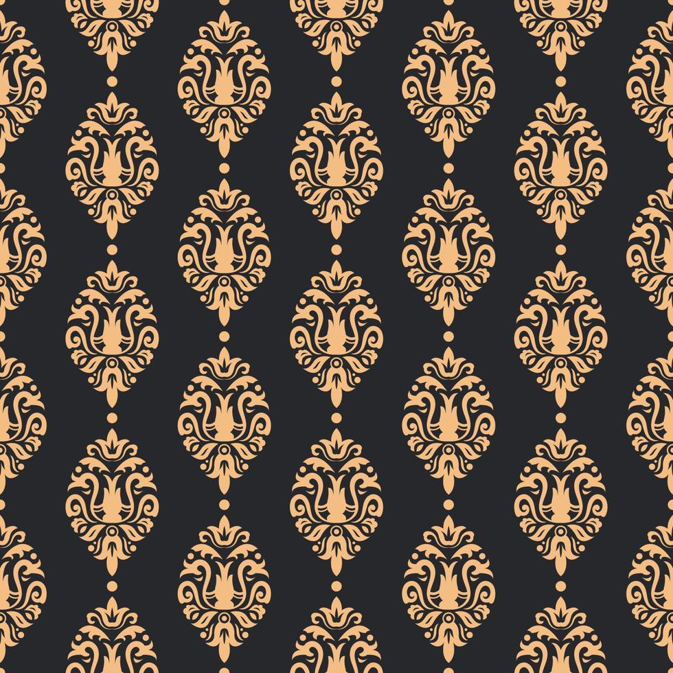 Classical old damask seamless pattern ornament royal victorian luxury pattern vector