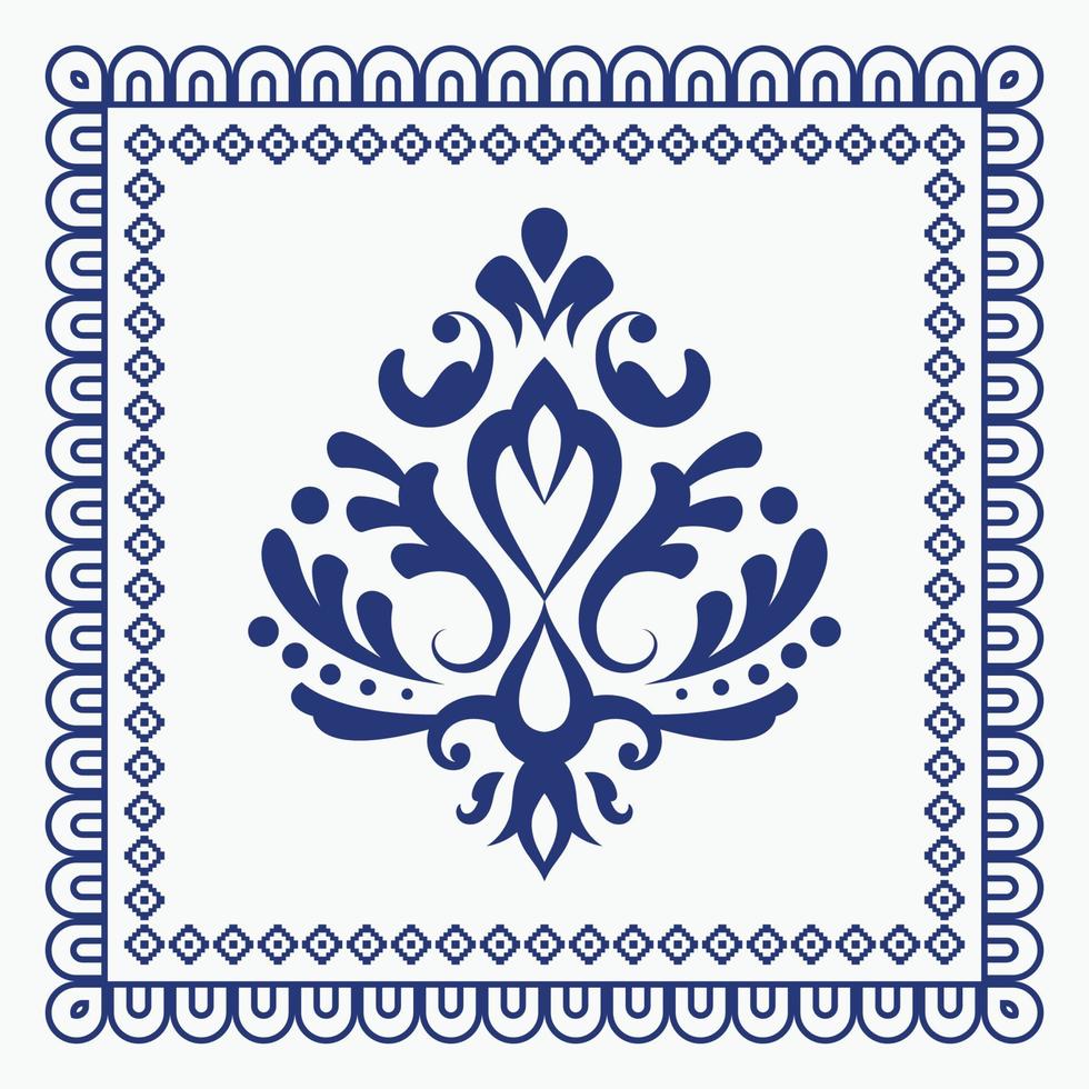 Classical old damask seamless pattern ornament royal victorian luxury pattern vector
