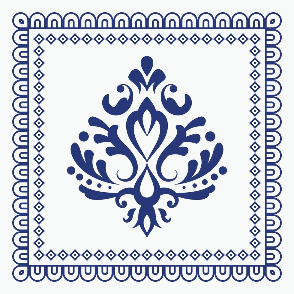 Classical old damask seamless pattern ornament royal victorian luxury pattern vector