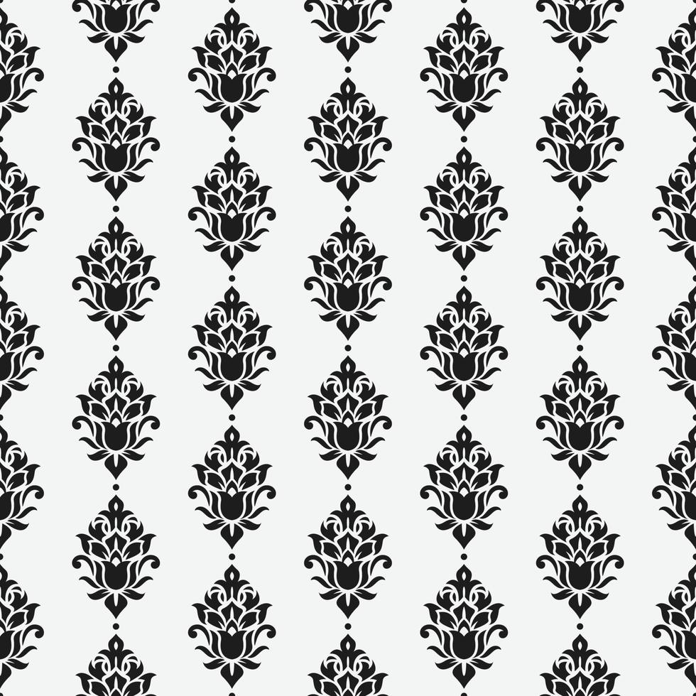 Classical old damask seamless pattern ornament royal victorian luxury pattern vector