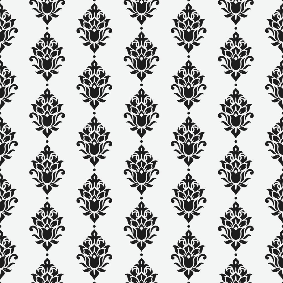 Classical old damask seamless pattern ornament royal victorian luxury pattern vector