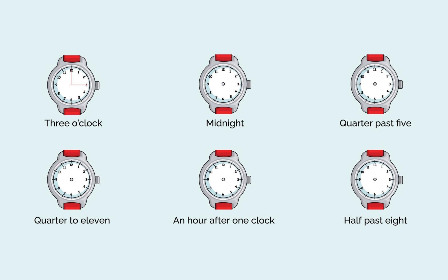 clock icon set vector illustration