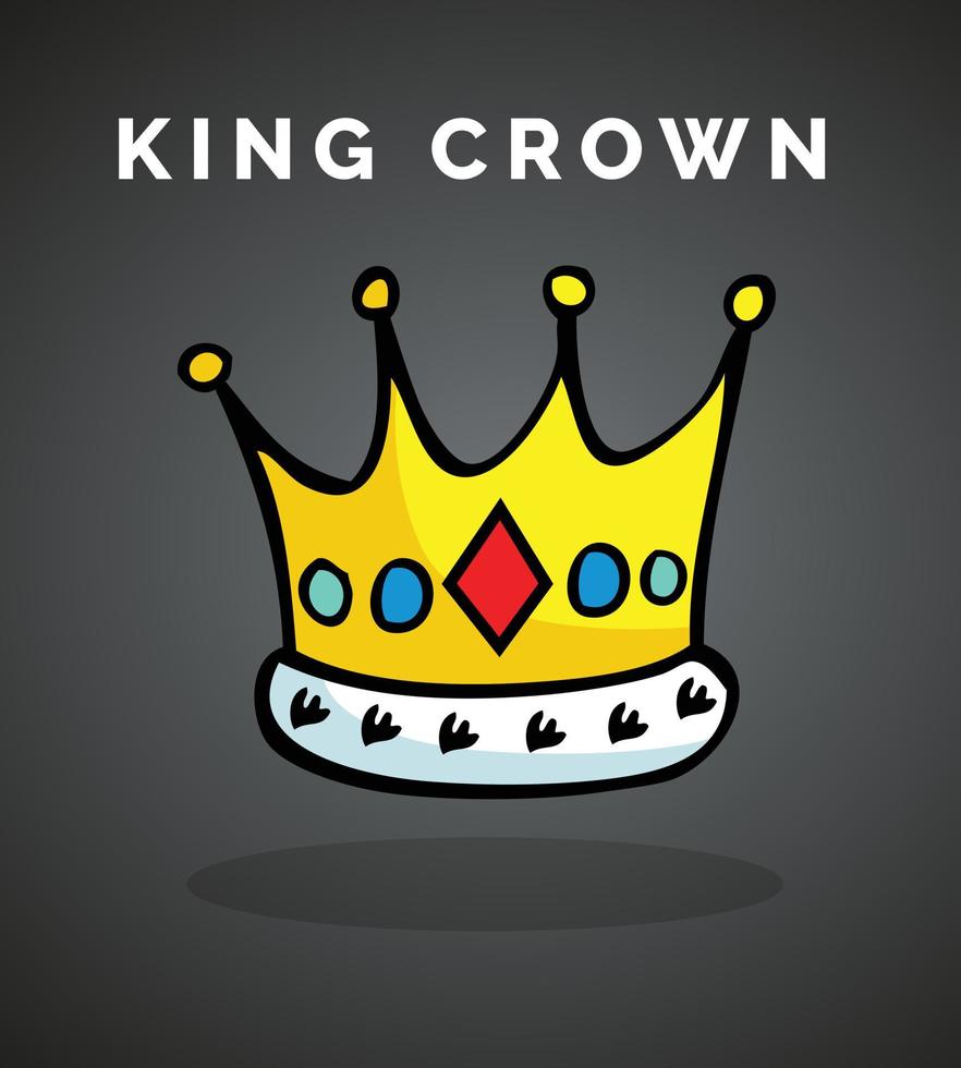 Set vector king crowns icon Vector pro Illustration