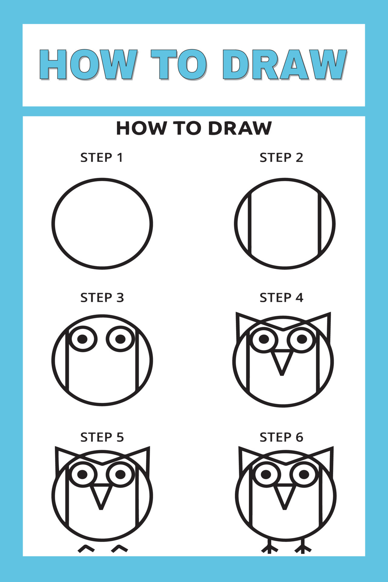 How to Draw Animals Step by Step 15279426 Vector Art at Vecteezy