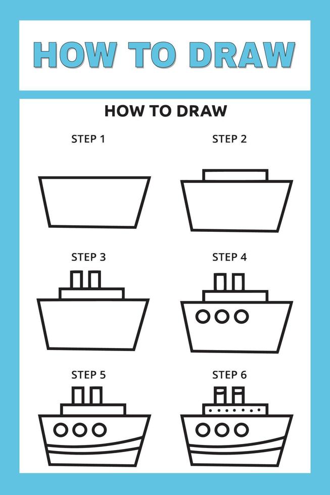 How to Draw for Kids Easy vector