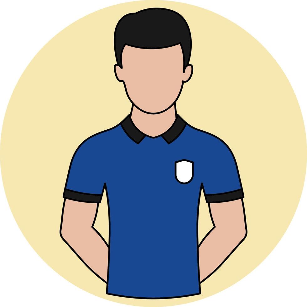 Italy Football Jersey Filled Icon vector