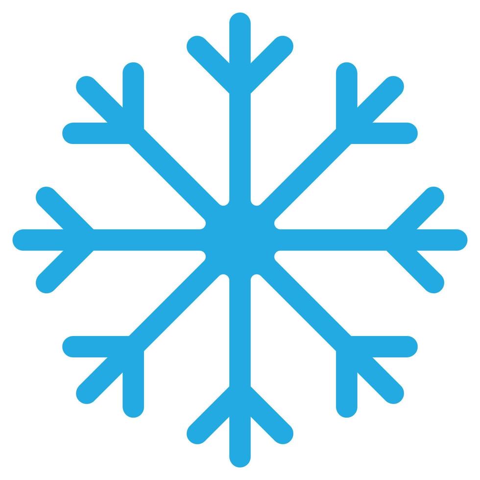 Snowflake Flat Icon vector