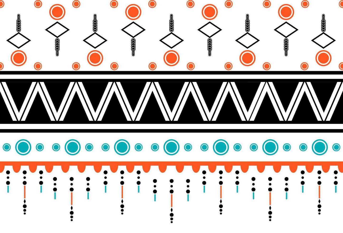The concept  of ethnic fabrics of each tribe is used for destroying apparel,background,carpet,wallpaper,clothing,wrapping,batik,fabric,vector illustration. embroidery style. vector
