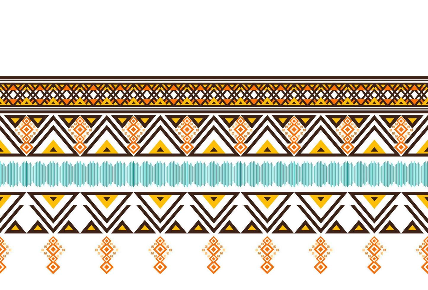 The concept  of ethnic fabrics of each tribe is used for destroying apparel,background,carpet,wallpaper,clothing,wrapping,batik,fabric,vector illustration. embroidery style. vector