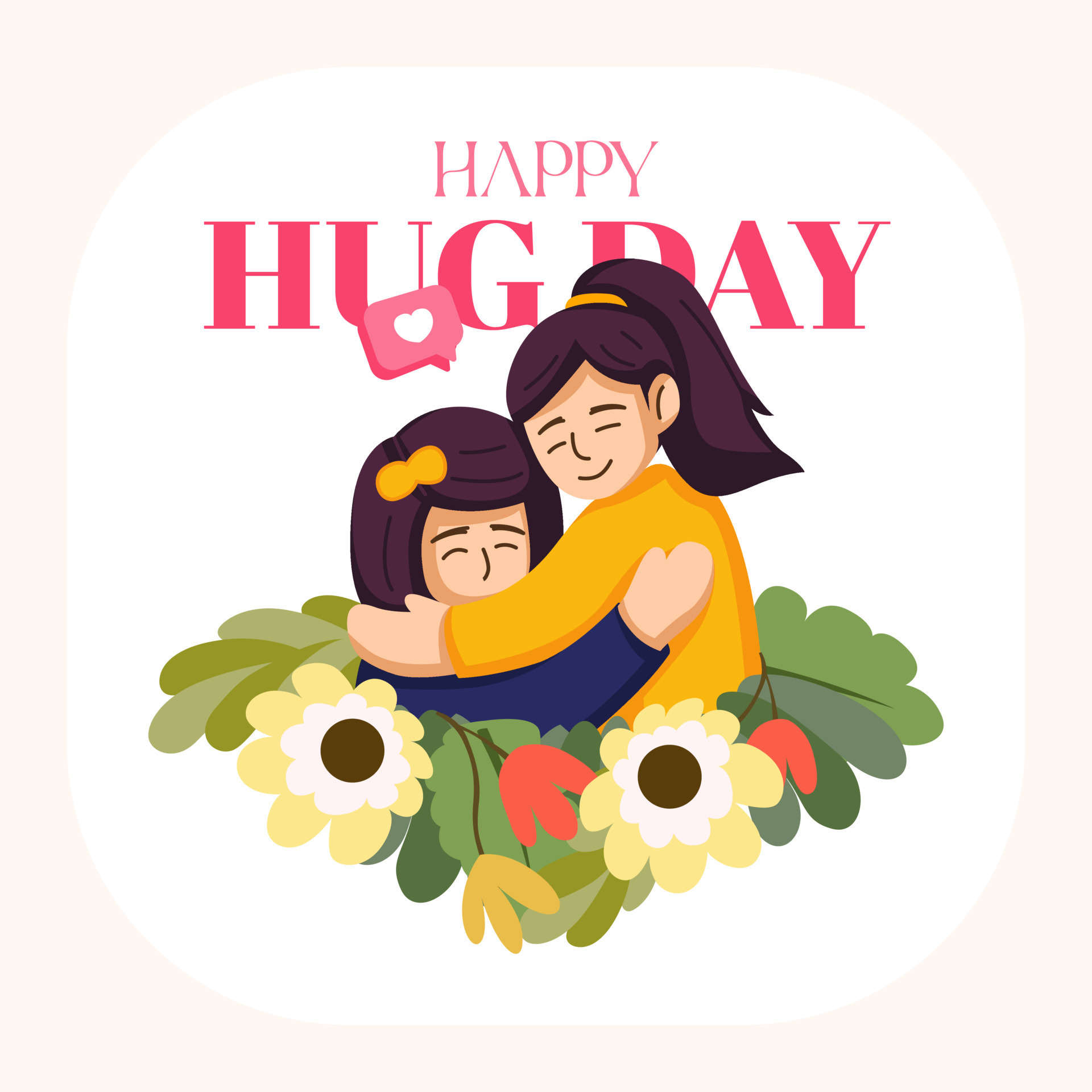 Happy Hug Day. National Hug Greetings. Affection Event 15279839 Vector Art at Vecteezy Happy Hug Day. National Hug Greetings. Affection Event 15279839 Vector Art at Vecteezy