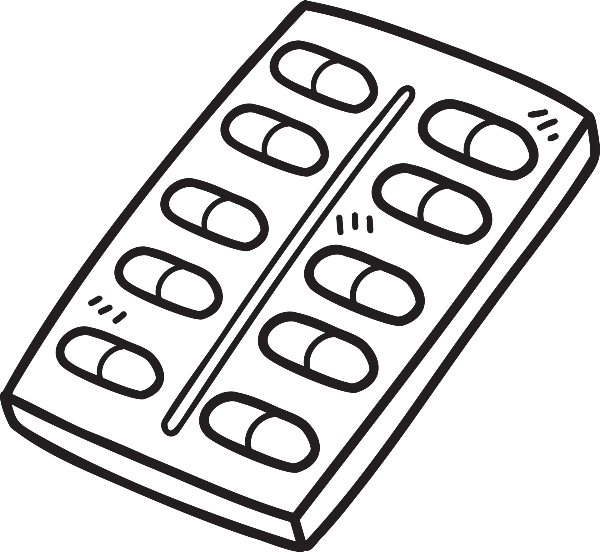 Hand Drawn Pills on the pill box illustration 15280191 PNG