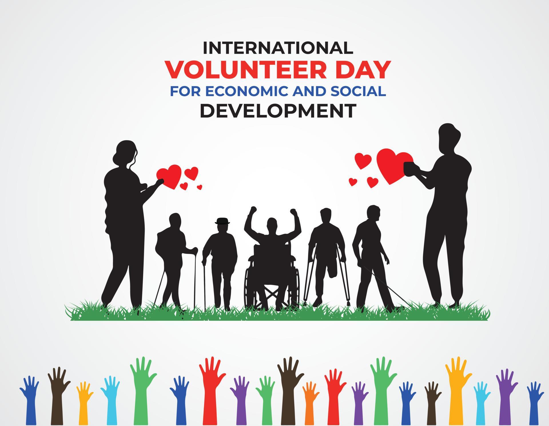 International Volunteer Day for Economic and Social Development. World