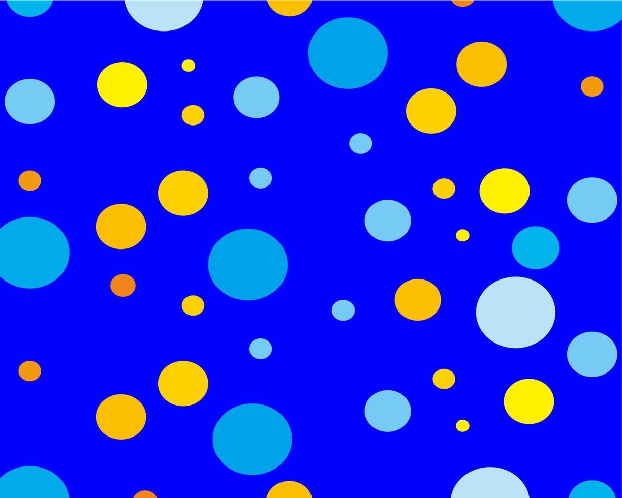 Polka Dot Pattern, Seamless Vector Background