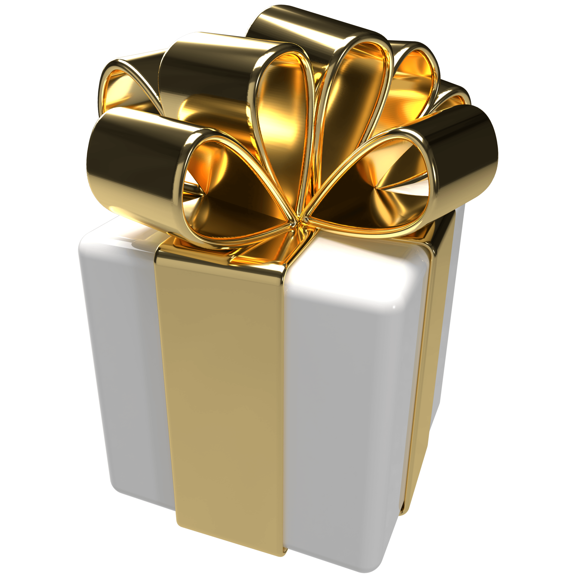 3d Gift Box Gold White Christmas Holiday Gift Wrap 15280654 PNG 3d-gift-box-gold-white-christmas-holiday-gift-wrap-15280654-png