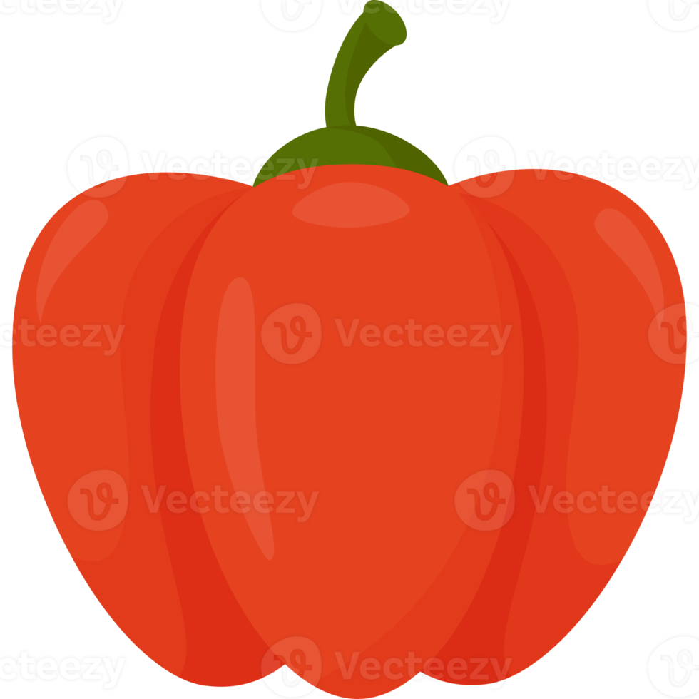 Fresh vegetable. Red pepper. Bulgarian pepper close-up png