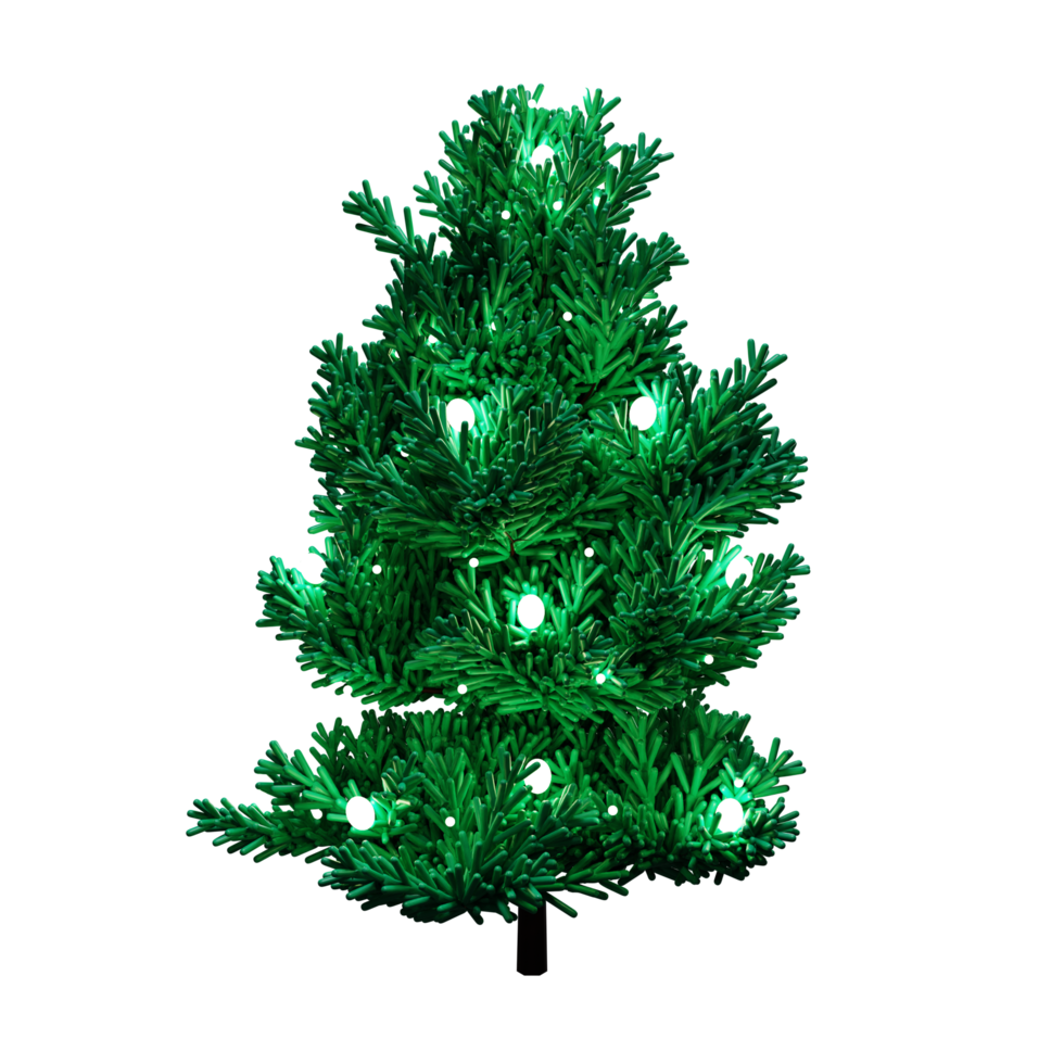 luz da árvore de natal png