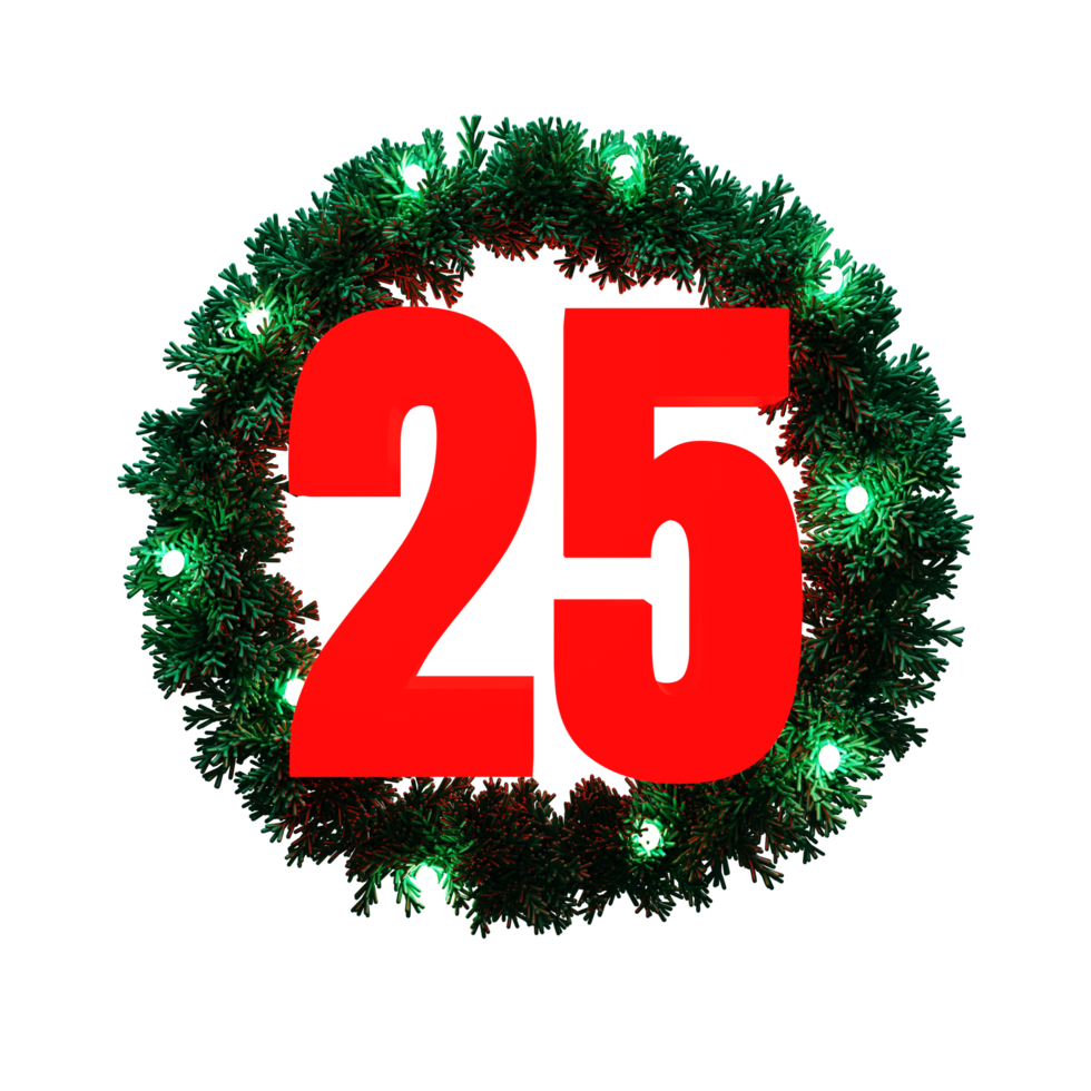 corona de navidad 25 png