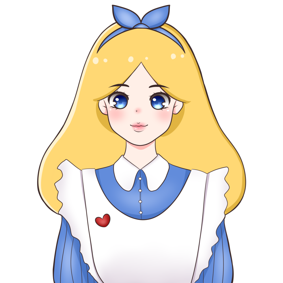 ragazza profilo cartone animato scarabocchio kawaii anime colorazione pagina carino illustrazione disegno clipart personaggio chibi manga i fumetti png