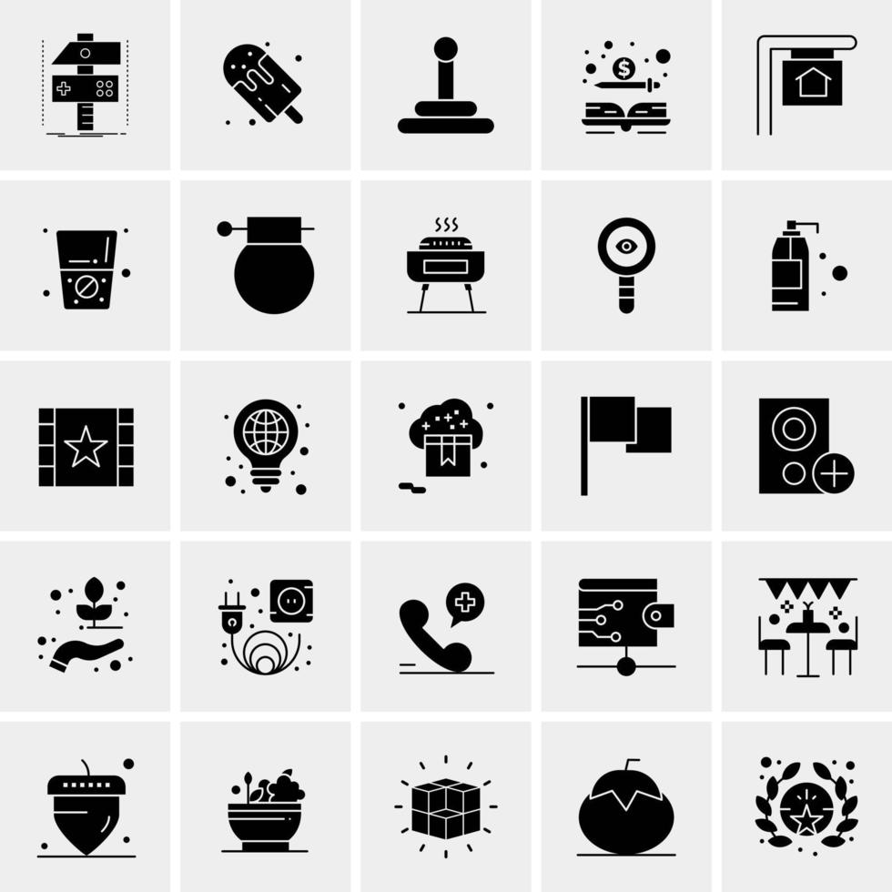 25 Universal Business Icons Vector Creative Icon Illustration to use in web and Mobile Related project