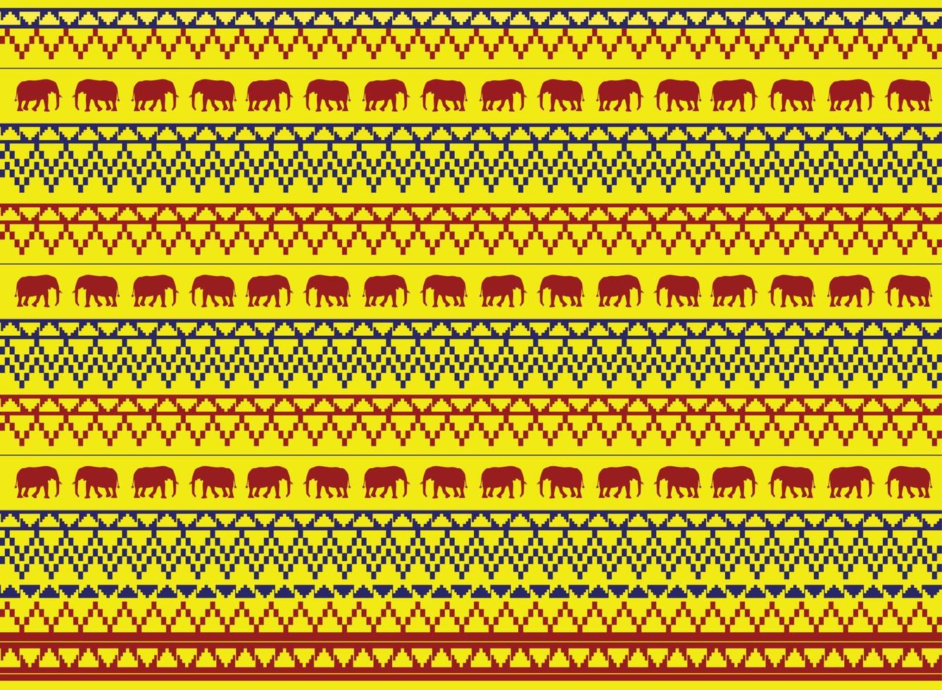Traditional pattern lampung indonesia lampung ethnic motif 2 vector