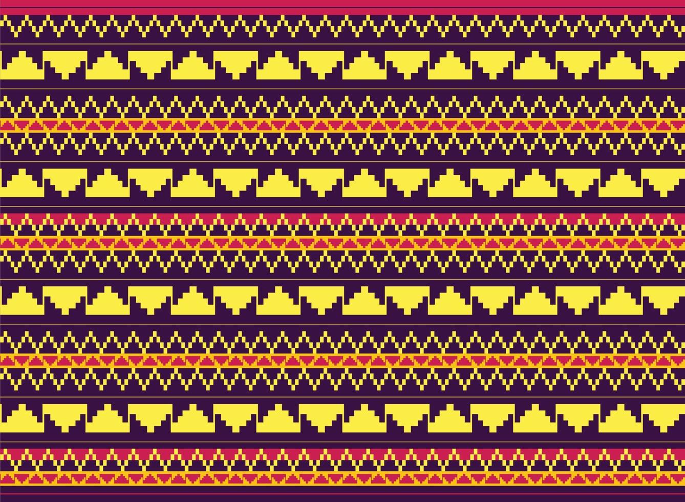Traditional pattern lampung indonesia lampung ethnic motif vector