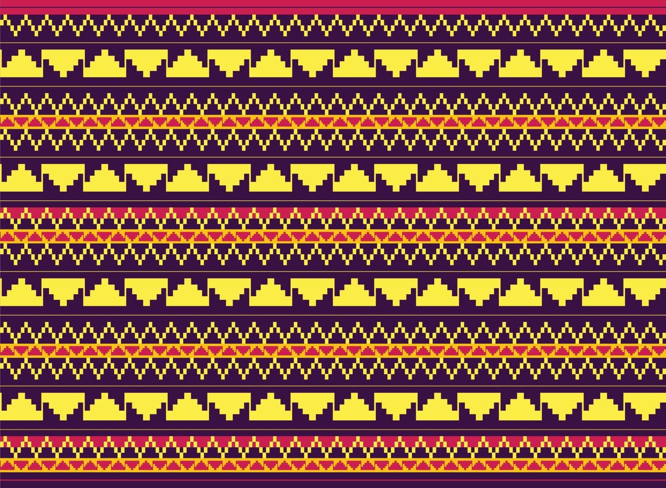 Traditional pattern lampung indonesia lampung ethnic motif vector