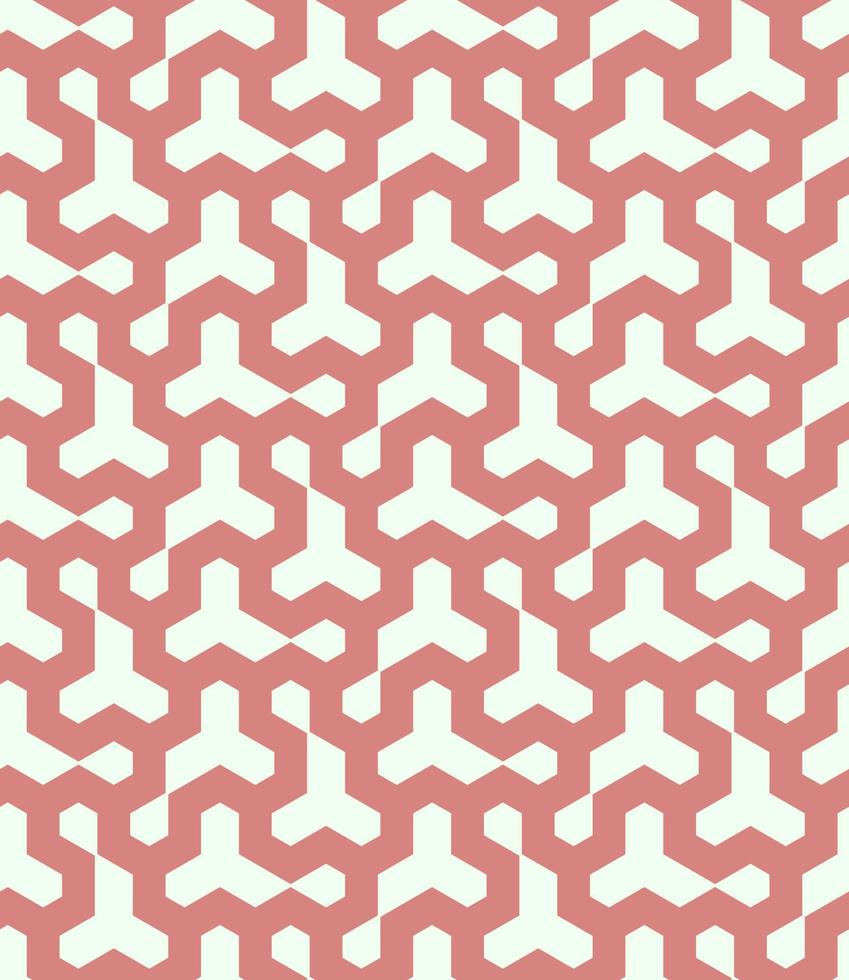 Geometric Hexagonal Seamless Pattern vector