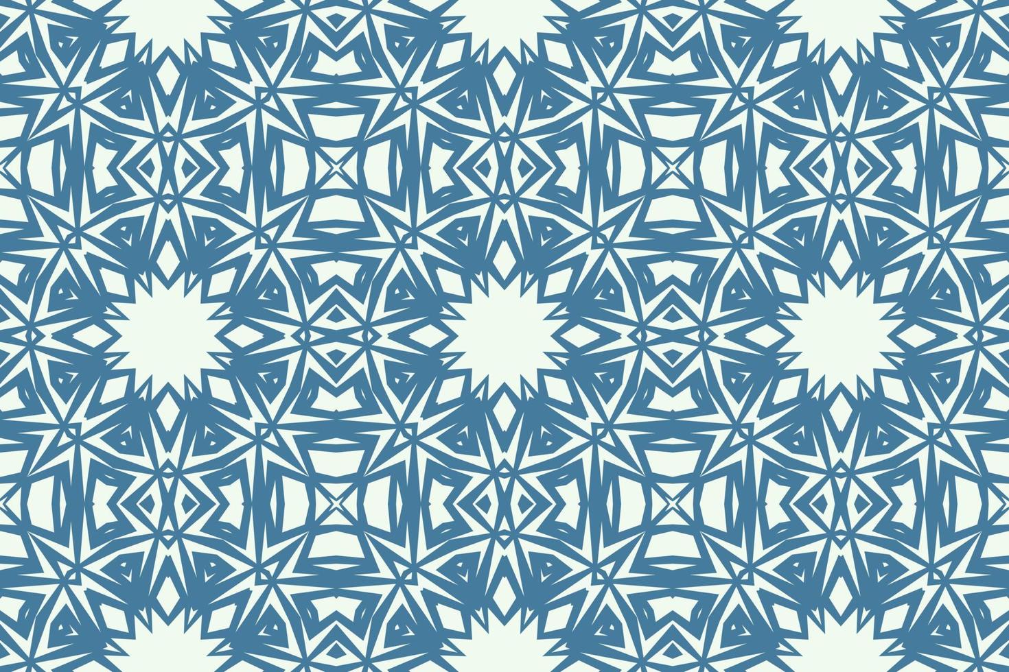 Winter Snowflake Christmas Seamless Pattern vector