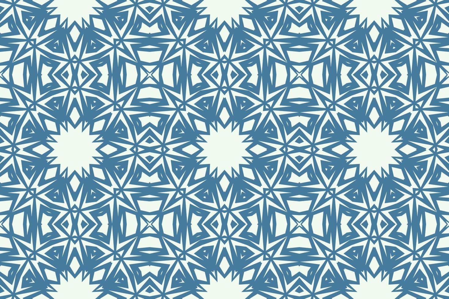 Winter Snowflake Christmas Seamless Pattern vector