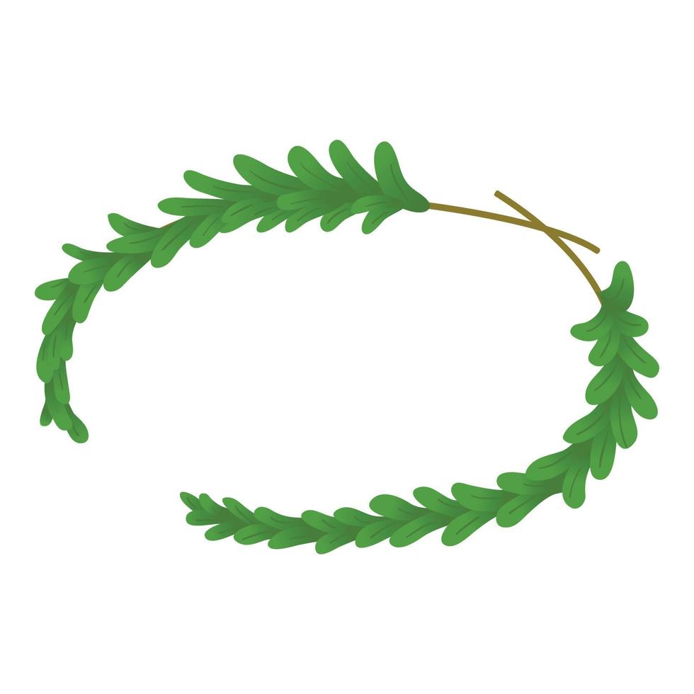 Glory wreath icon, isometric style vector