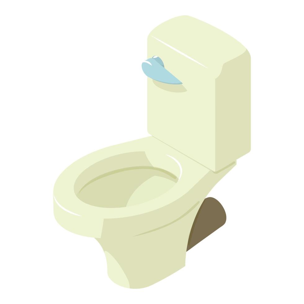 Restroom icon, isometric style vector