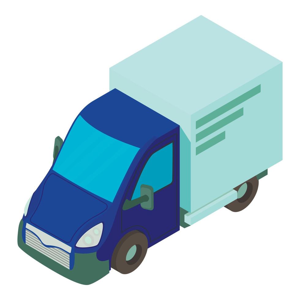 Single car icon, isometric style vector