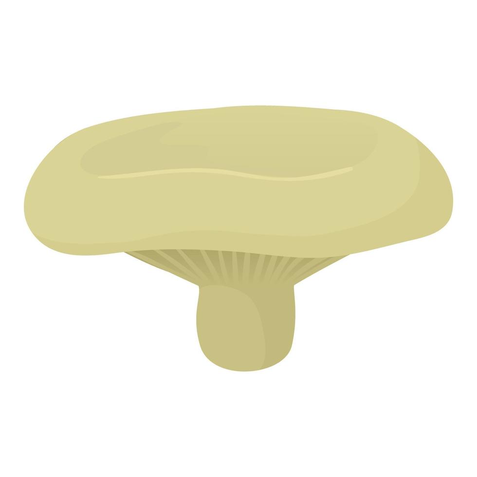 Milk mushroom edulis icon, cartoon style vector