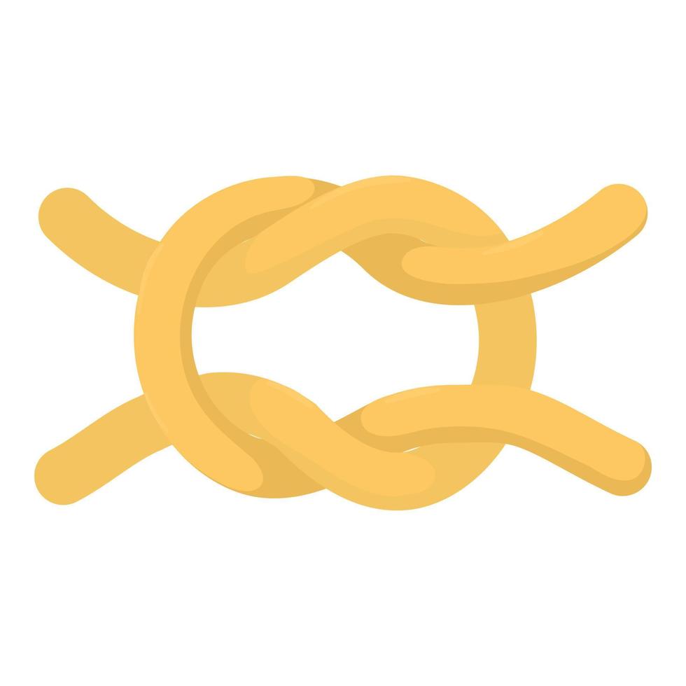 Knot icon, cartoon style vector