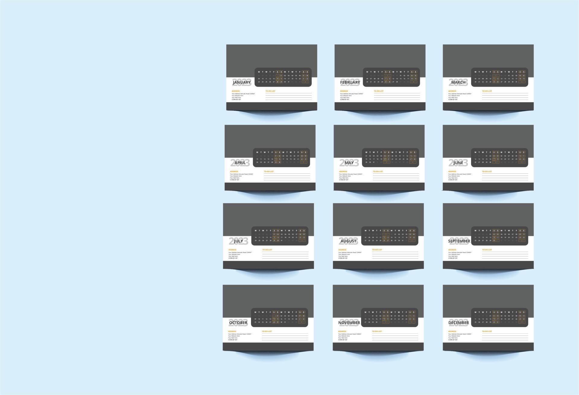 2023 Wall Calender 15282461 Vector Art At Vecteezy 2023-wall-calender-15282461-vector-art-at-vecteezy