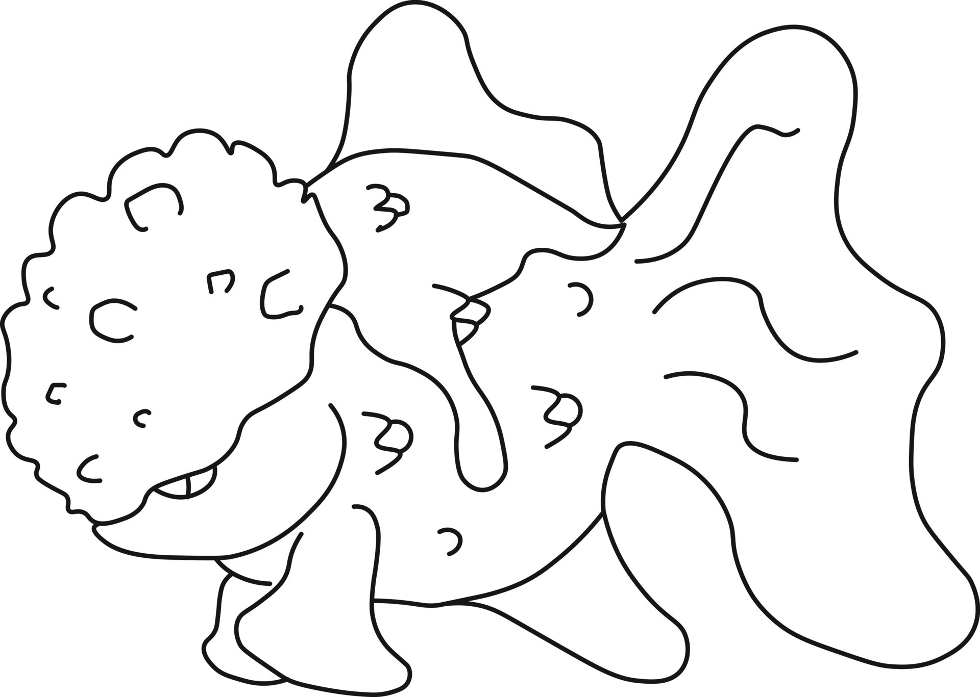 fish icon. aquatic animals with various fins, scales, tail and gills