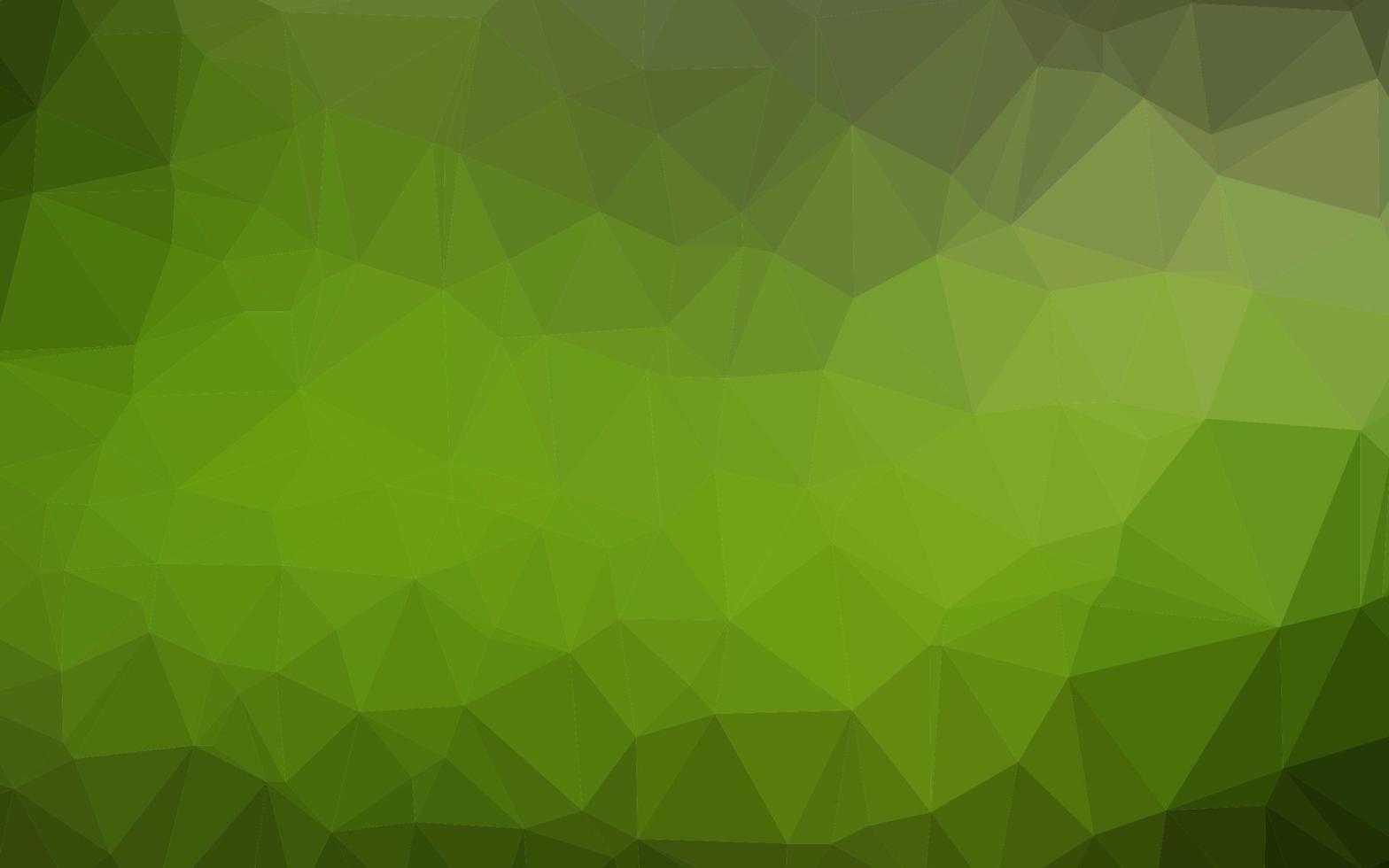 Fondo abstracto de polígono de vector verde claro.