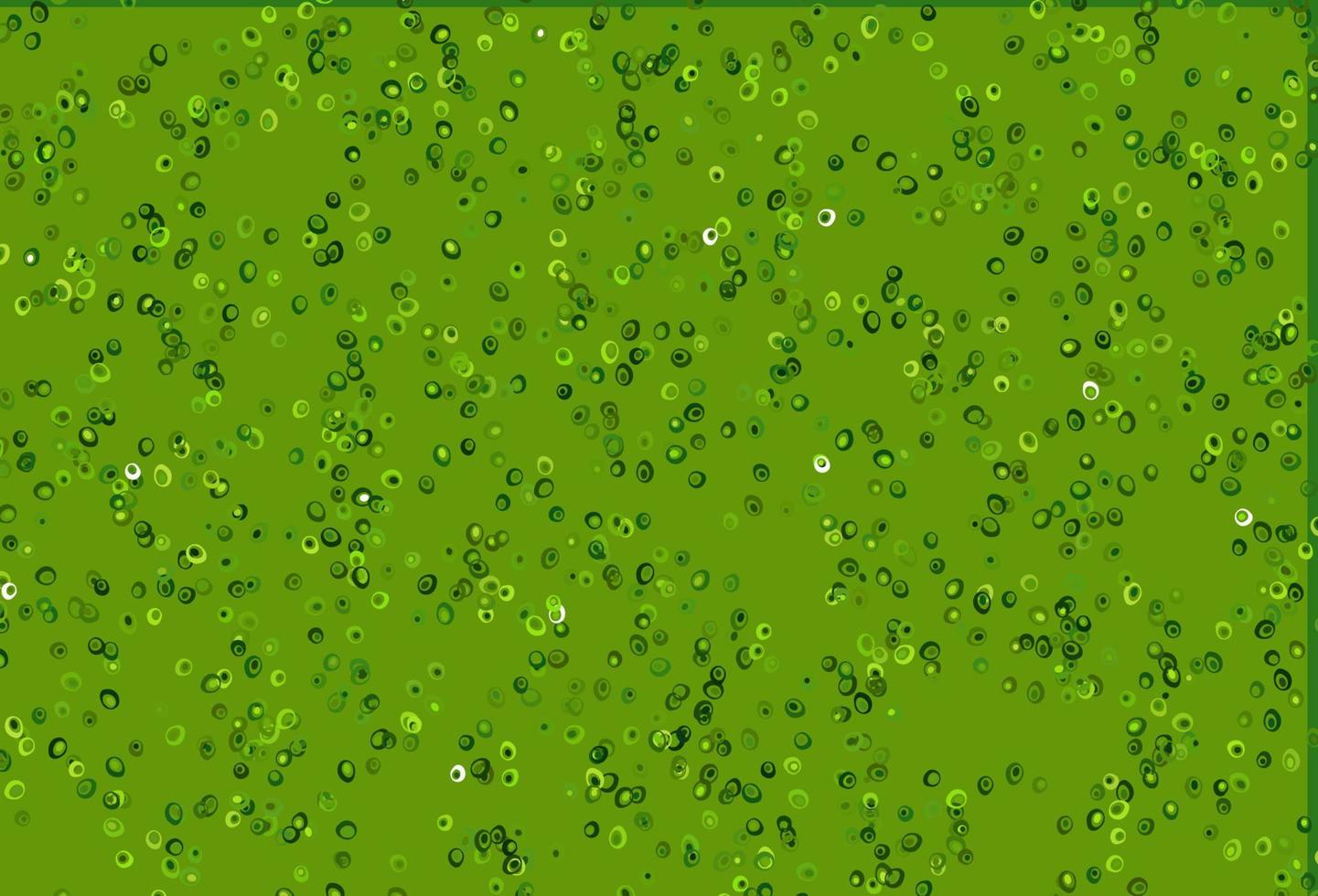 Light Green vector pattern with spheres.