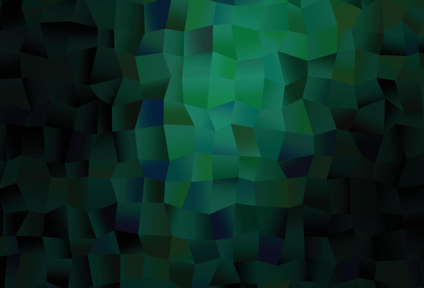 Light Green vector pattern with crystals, rectangles.