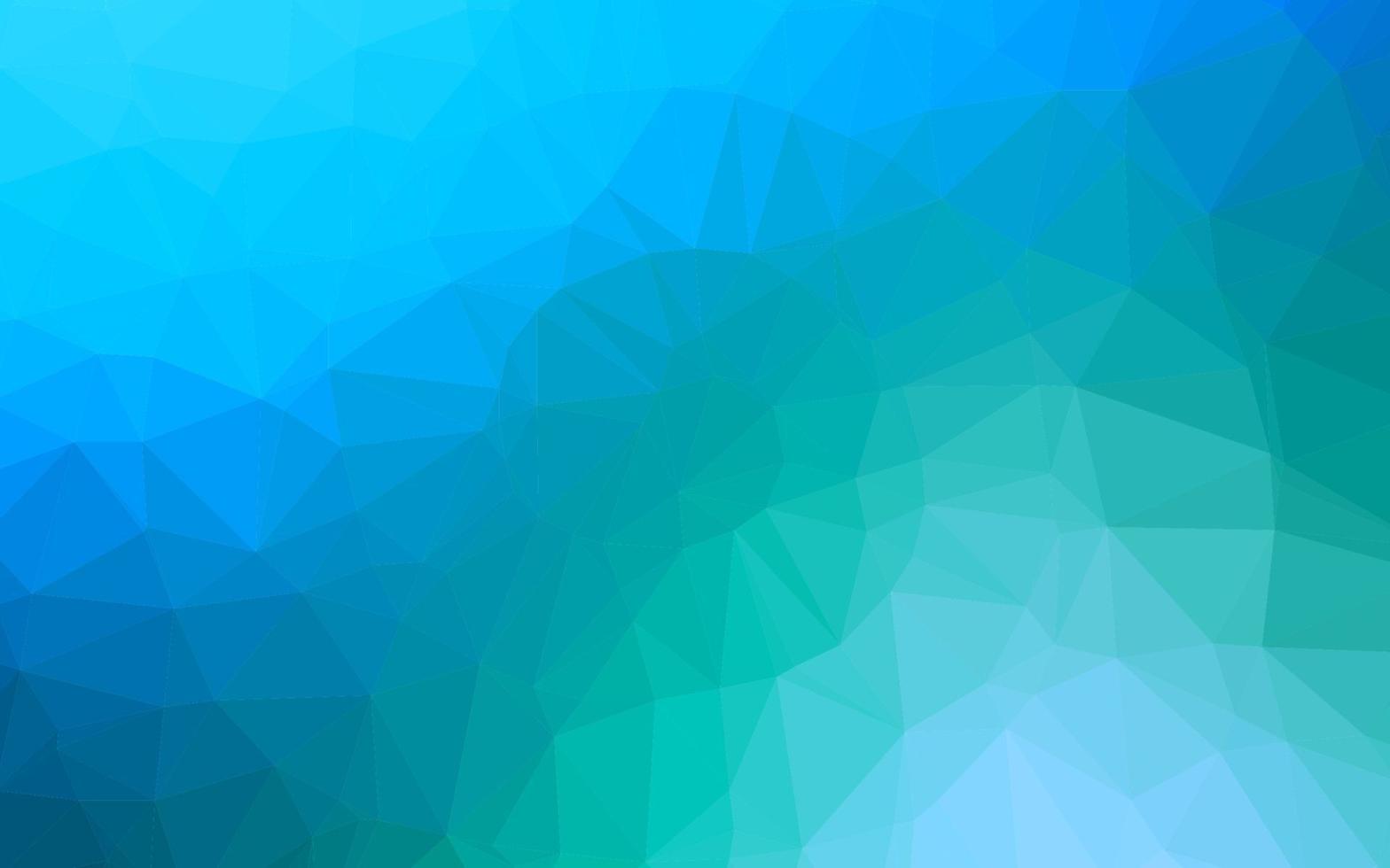 Light Blue, Green vector blurry triangle template.