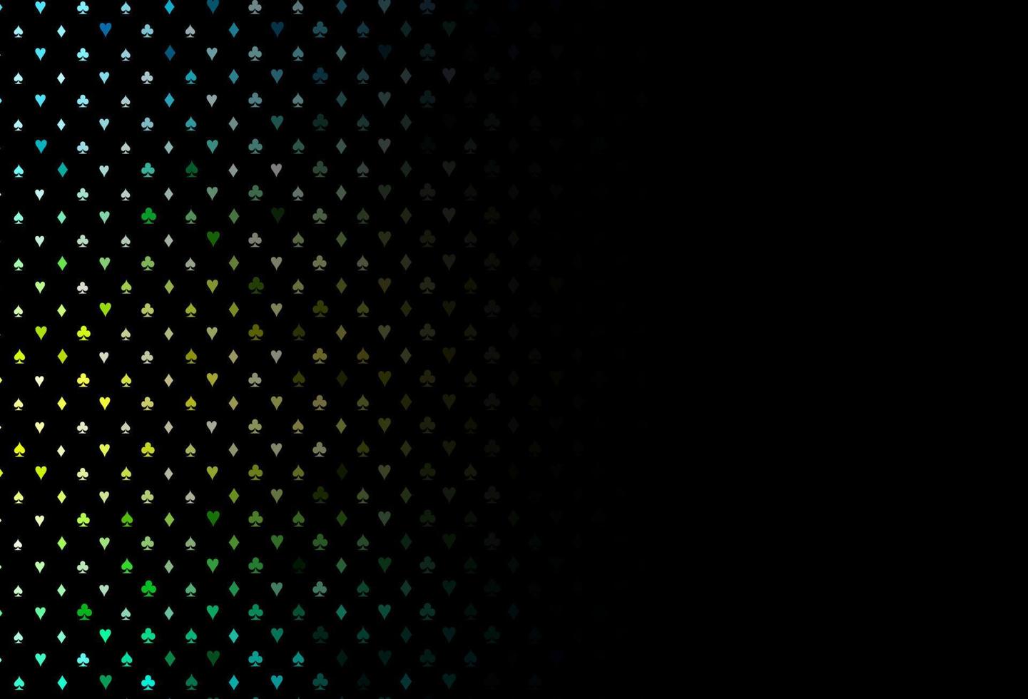 Dark blue, yellow vector layout with elements of cards.