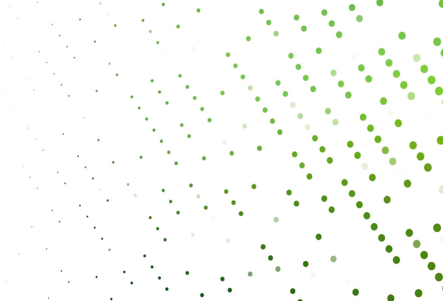 Light Green vector cover with spots.