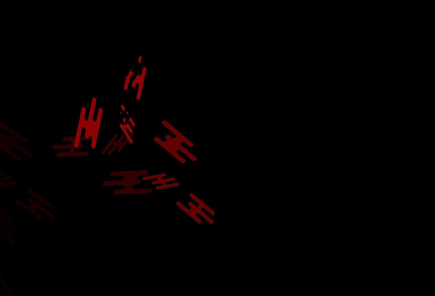 Dark Green, Red vector backdrop with long lines.
