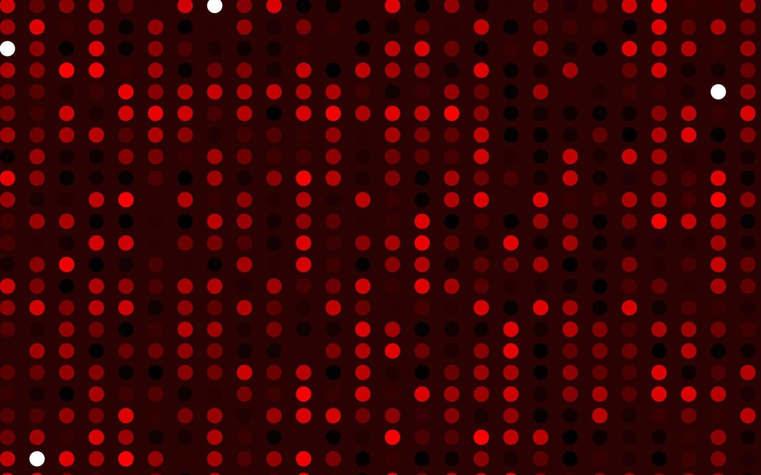 Light Red vector template with circles.