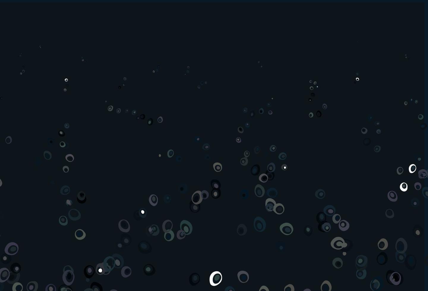 Light Black vector cover with spots.